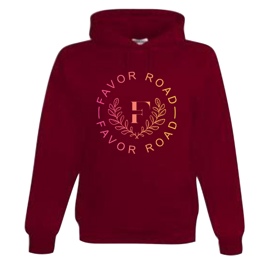 Favor Road - Cardinal Hoodie
