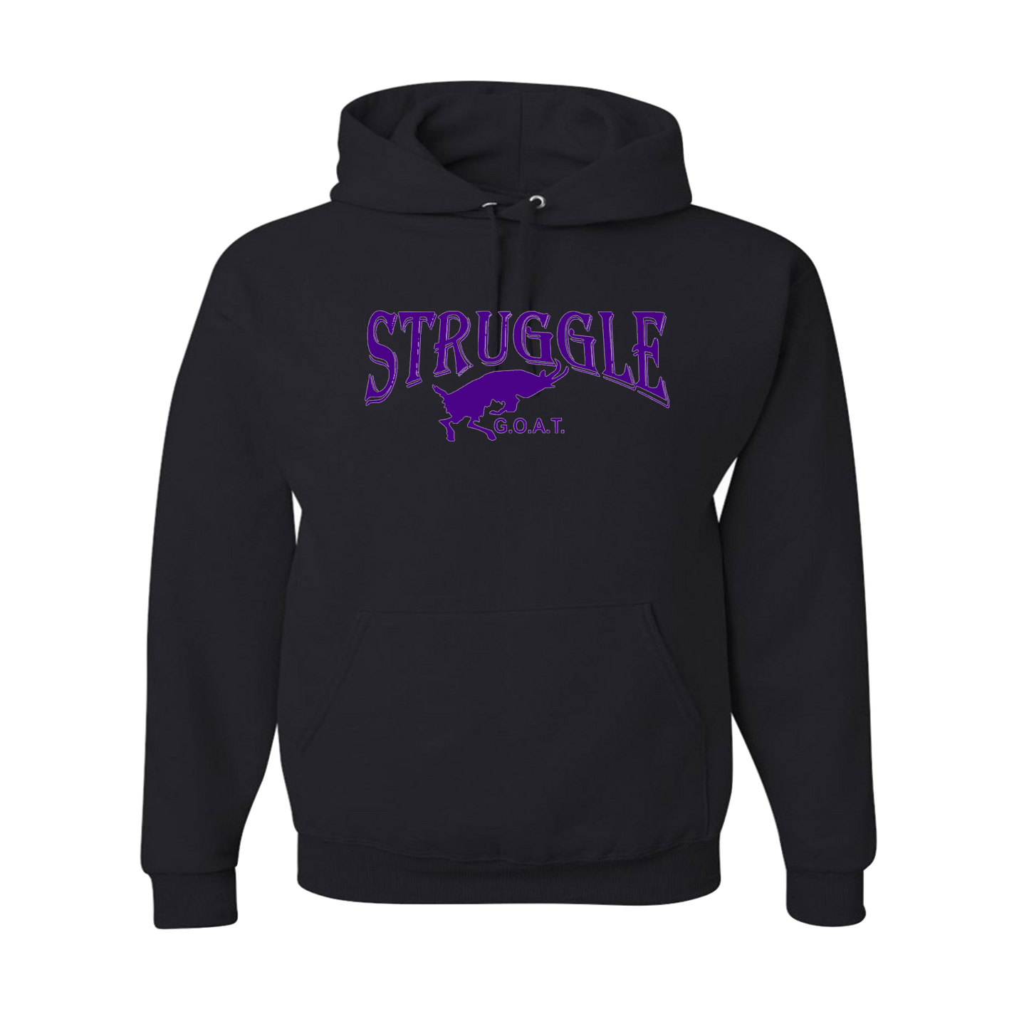 Purple- Struggle Goat Hoodie