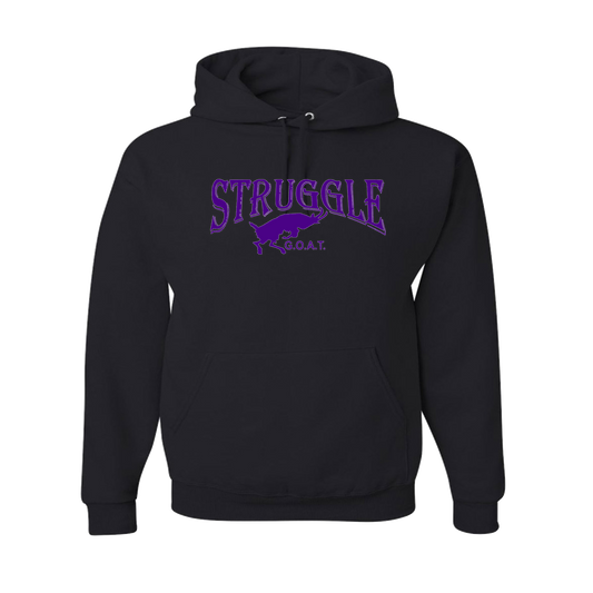 Purple- Struggle Goat Hoodie