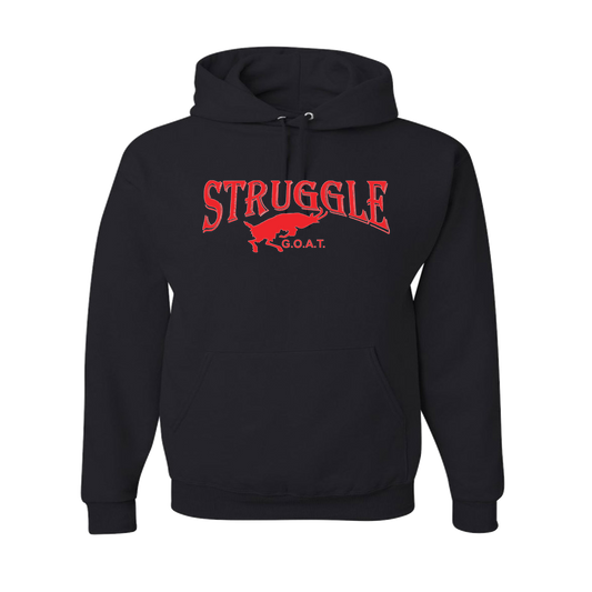 Red- Struggle Goat Hoodie