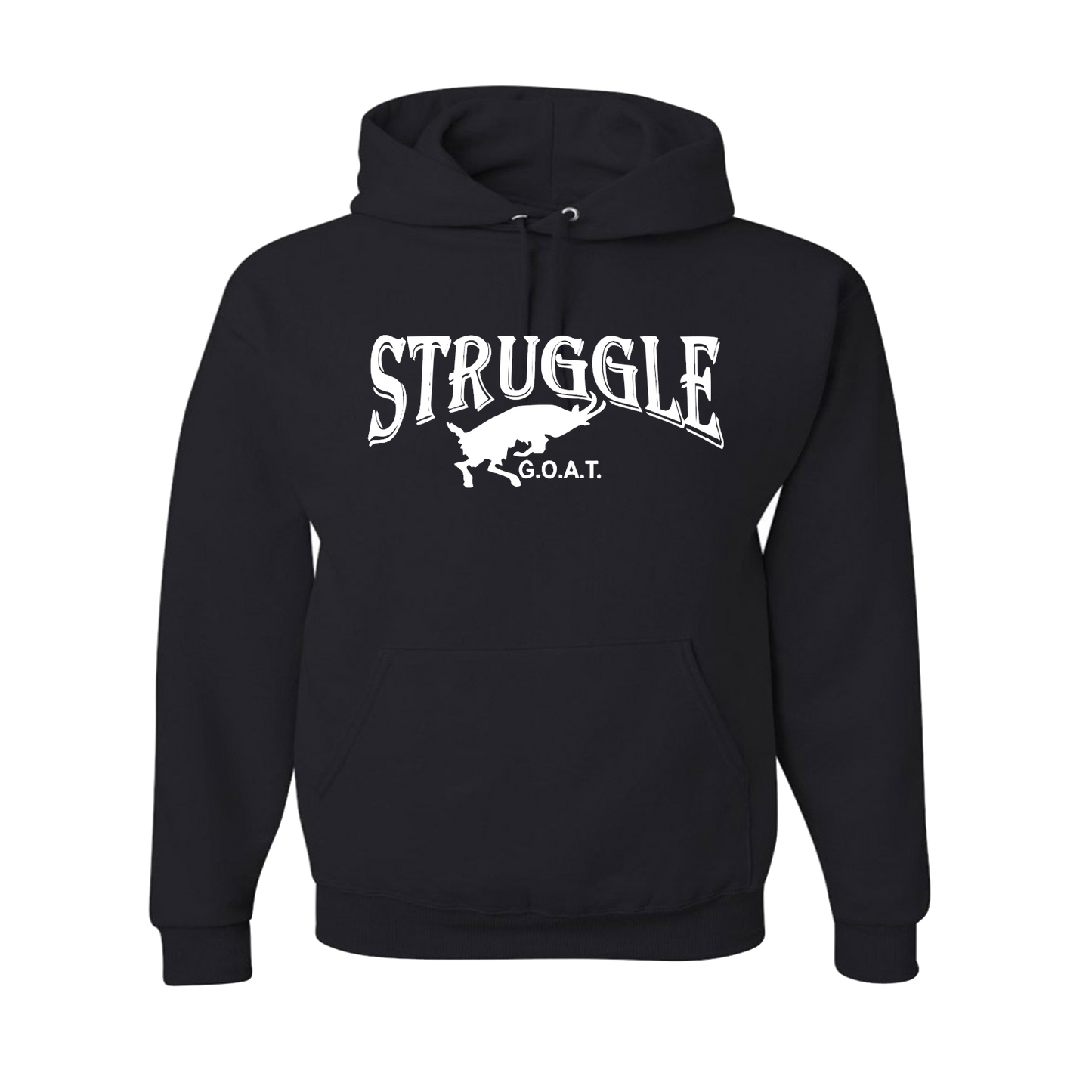 White- Struggle Goat Hoodie