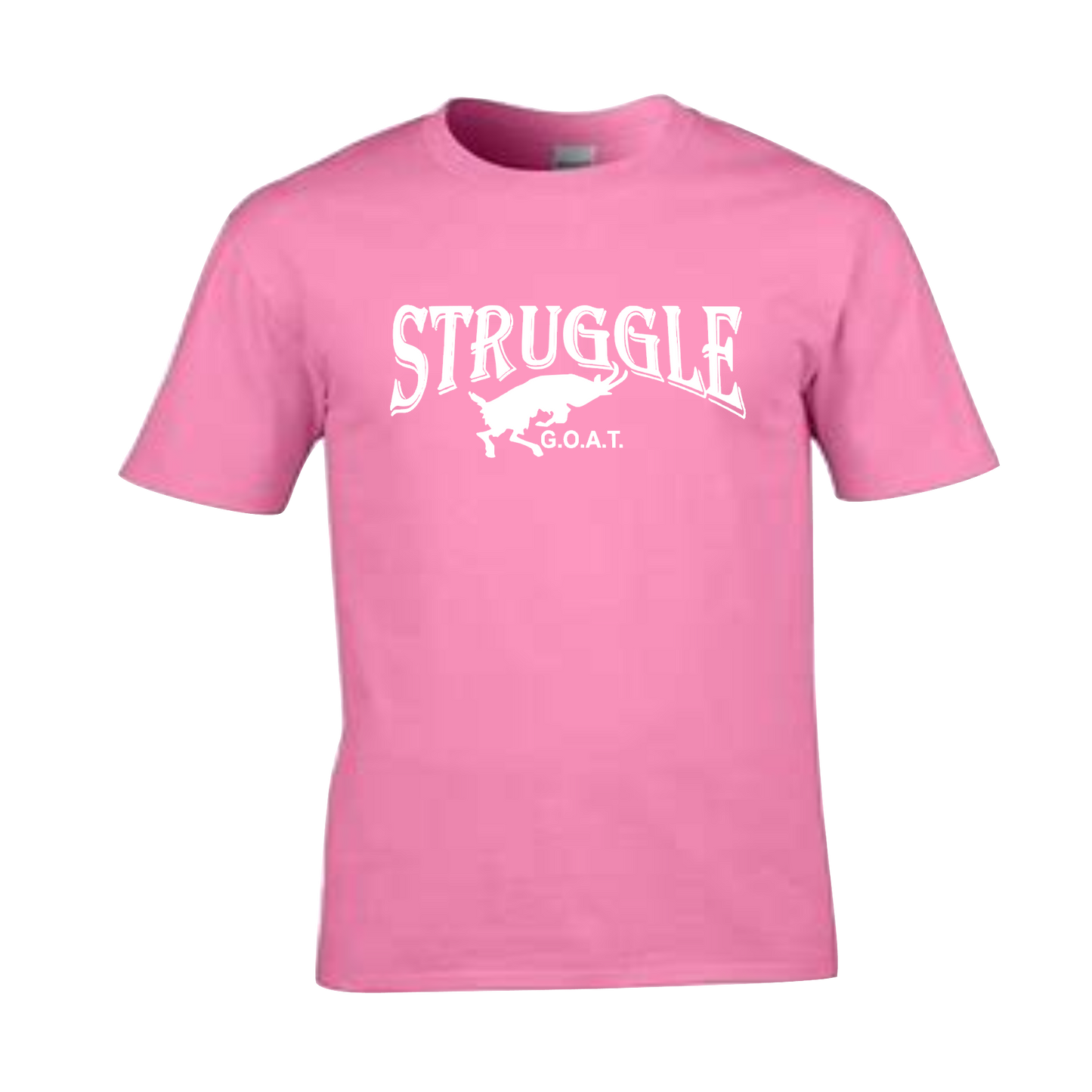 Azalea Pink Struggle Goat T-Shirt