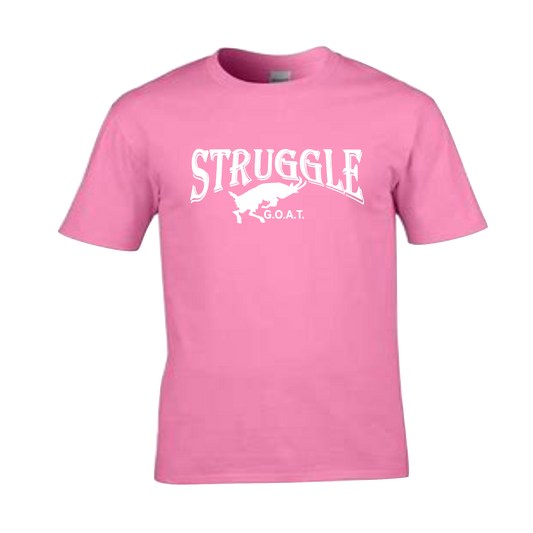 Azalea Pink Struggle Goat T-Shirt